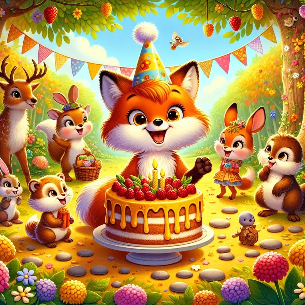 Illustration for Ben Learns About Bedtime - Chapter 10: A Birthday to Remember