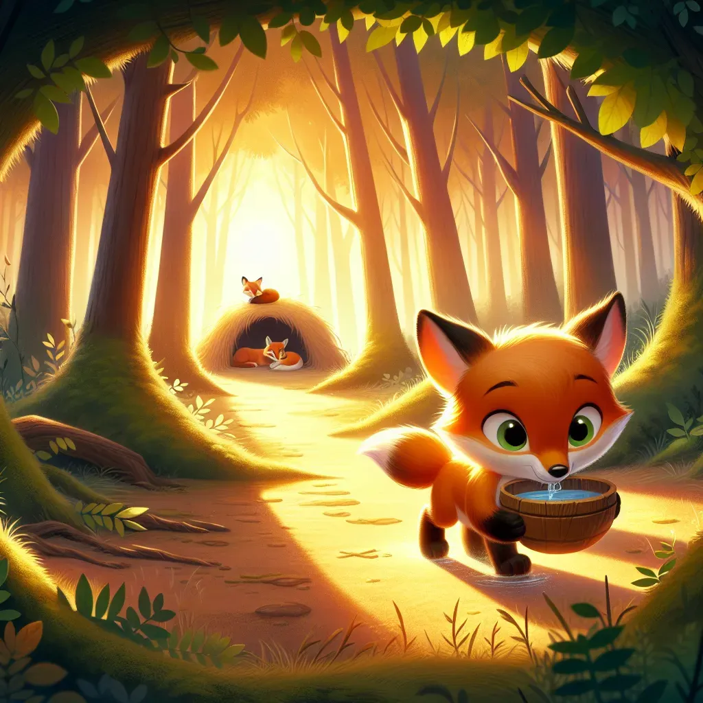 Illustration for Ben Learns About Bedtime - Chapter 3: The Quiet Morning Helper