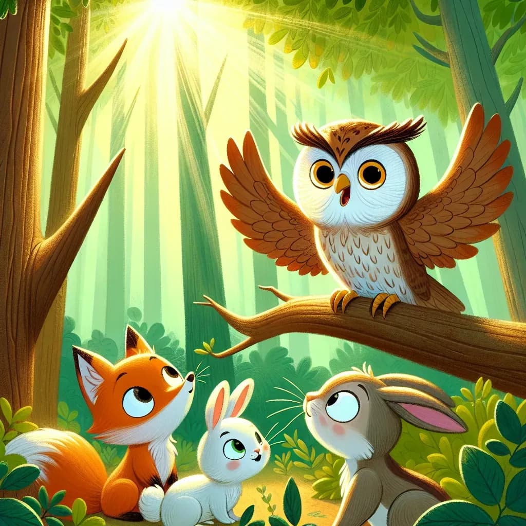 Illustration for Ben Learns About Bedtime - Chapter 5: The Forest Adventure