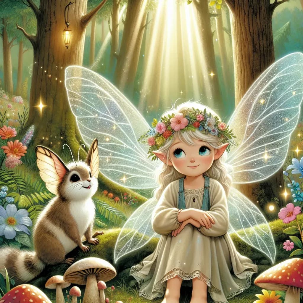 Illustration for Lea and the Whispering Woods Mystery