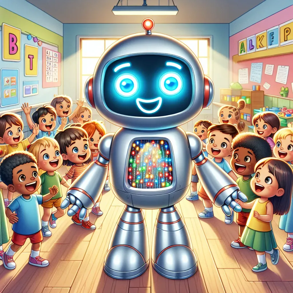 Illustration for Rick the Robot's Helpful Day