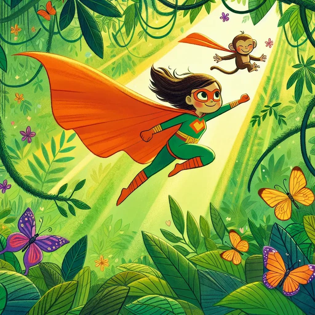 Illustration for Katululu and the Lost Baby Monkey